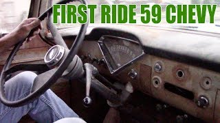 59 chevy Apache first drive