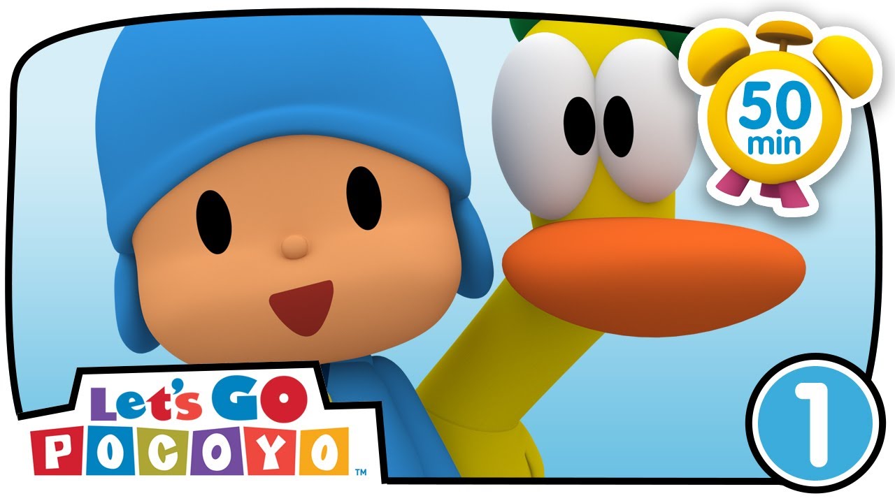 🚿 Let's Go Pocoyo! - O banho do Pocoyo [ 50 MINUTOS Ep 01 ]