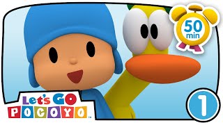  Let's Go Pocoyo! - O banho do Pocoyo [ 50 MINUTOS Ep 01 ] | DESENHOS ANIMADOS para crianças HD