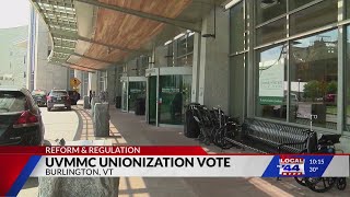 UVMMC employees holding unionization vote