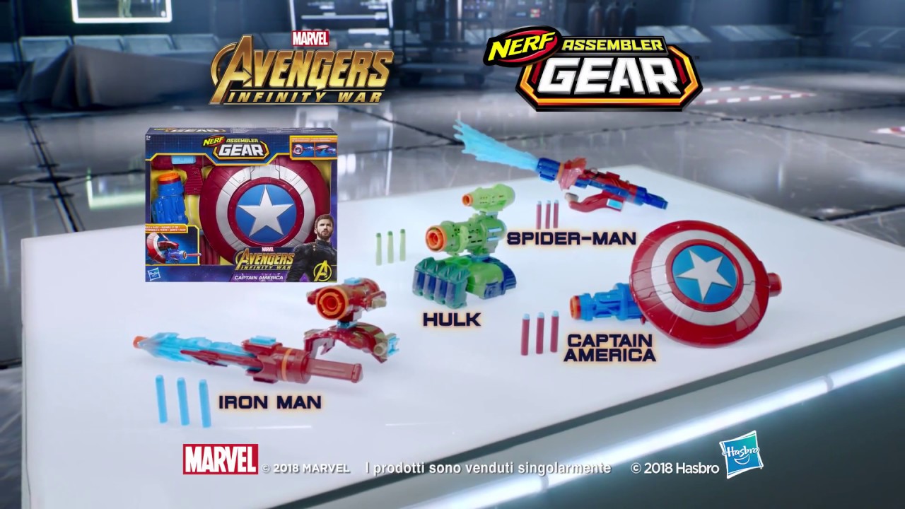 nerf assembler gear captain america