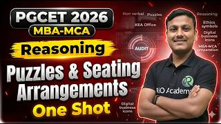 Pgcet 2026 Puzzles U0026 Seating Arrangements  Mbamca Reasoning One Shot 