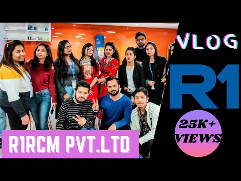 R1 RCM Global Pvt Ltd || OFFICE TOUR || VLOG 1 || Candor Tech Space