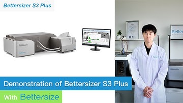 Bettersizer S3 Plus 2-In-1 입자 크기 및 형상 분석기 데모