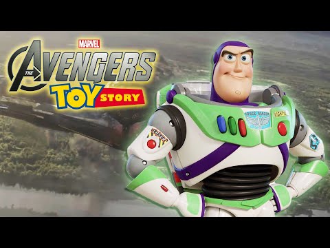 Buzz Lightyear saves The Avengers