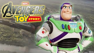 Buzz Lightyear saves The Avengers