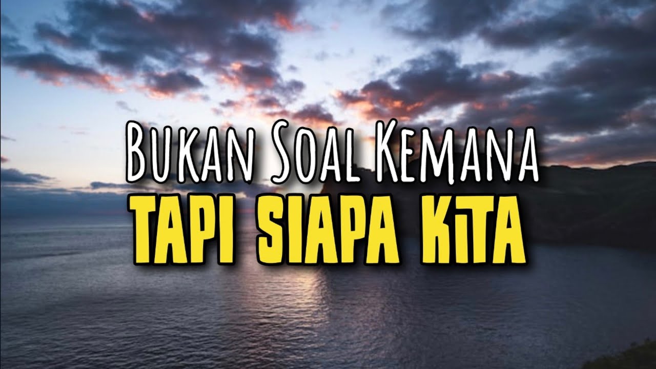 Bukan Soal Kemana Tapi Soal Siapa Kita - Renungan dan Doa Pagi 13 Februari 2026