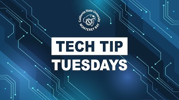 Tech Tip Tuesday Ep10: Gmail tips for your CSUMB accounts