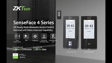 SenseFace 4 Series: The Best in the World for Access Control & Time Attendance