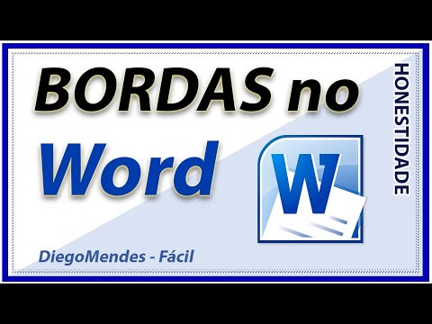 Vídeo: Como Remover Bordas No Microsoft Word