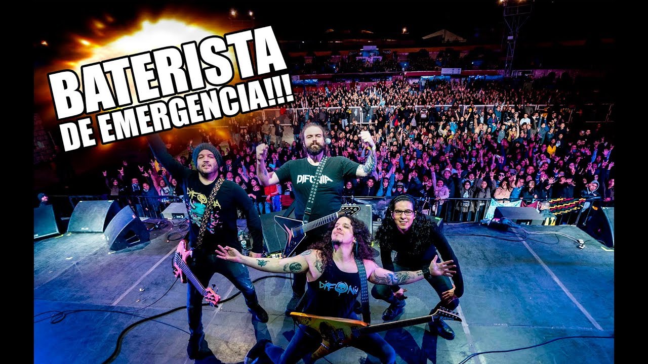 Cómo es tocar con un BATERISTA de emergencia? Playing with a last minute DRUMMER? DIFONIA @ AREQUIPA