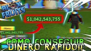 Como conseguir dinero rapido en blox fruit | Roblox