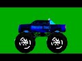 USP STUDIOS BLUE MONSTER TRUCK GREEN SCREEN 