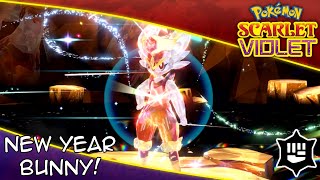 Pokemon Scarlet and Violet Tera Raid Events: CINDERACE FIGHTING-TERA! YEAR OF THE RABBIT! 🐰