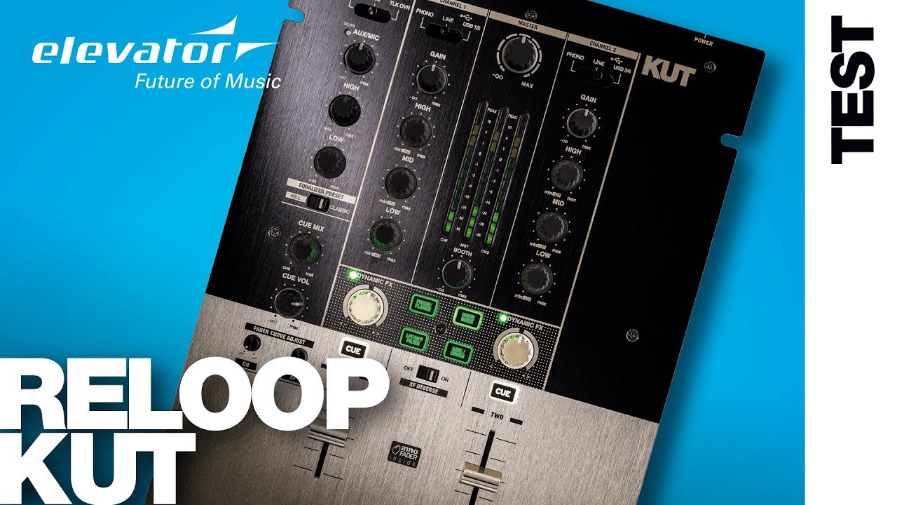 Reloopのバトルに特化されたDJミキサー「KUT」をご紹介いたします