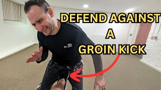 Defend Against A Kick To The Groin