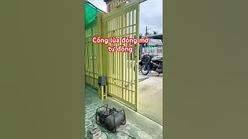 Cổng lùa đóng mở tự động từ xa Motor Cổng Lùa JG