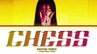 Dahyun twice Chess  Color Coded S by Yeontani