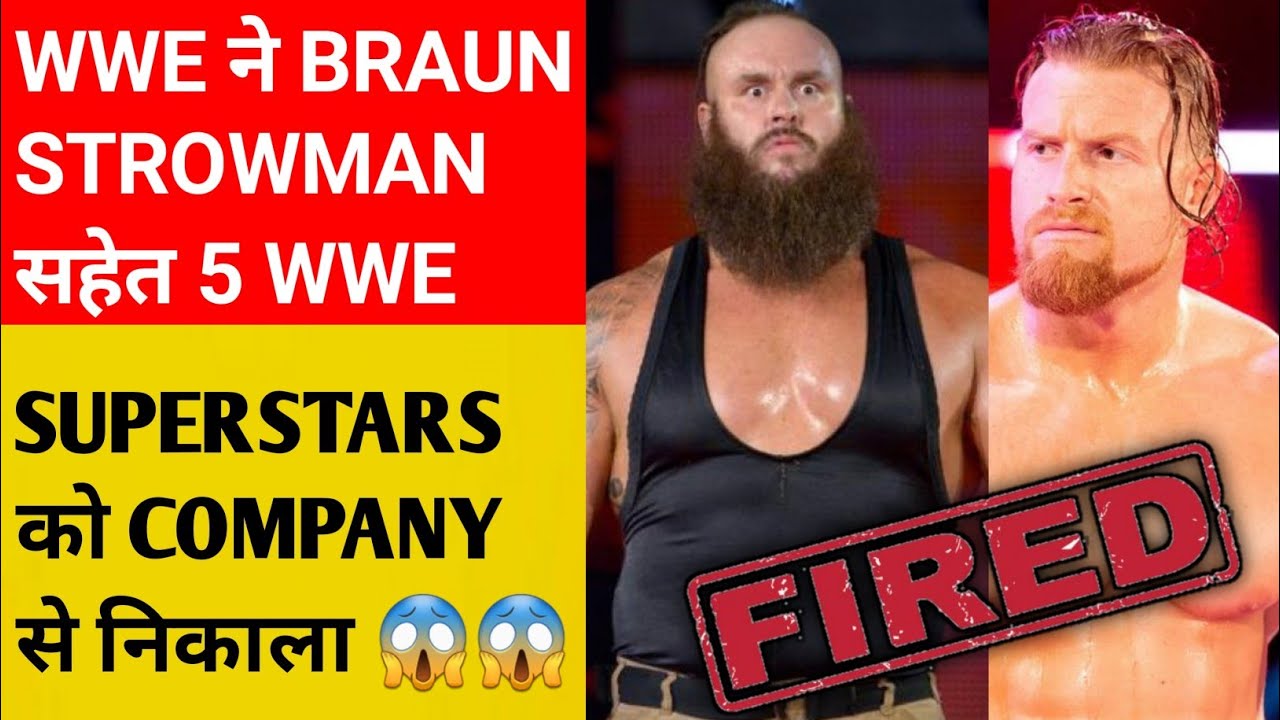 WWE Releases Braun Strowman, Aleister Black and More | WWE Hindi News | WWE Hindi News | WWE Gyan