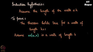 Relation between walk and path   An induction proof
