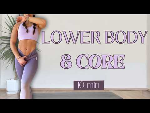ABS and LOWER BODY BURN | 10 Minute Home Workout