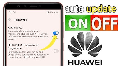How do I turn off automatic updates on Huawei | Huawei disable EMUI update | Huawei system update of