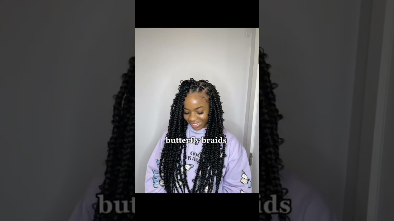 Different styles of butterfly braids to try out