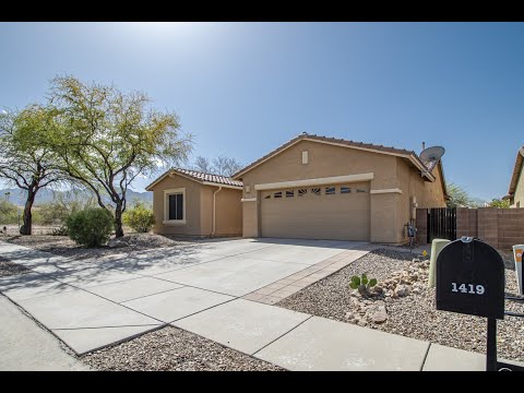 1419 W Red Creek Drive, Tucson, AZ home video tour