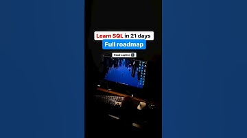 Roadmap to Learn SQL 🚀 Check comment.⤵️#shorts #trending #programming #roadmap #sql #mysql #coding