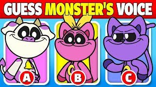 🎵 Guess The Monsters by Voice | Smiling Critters | Poppy Playtime Chapter 3 Characters