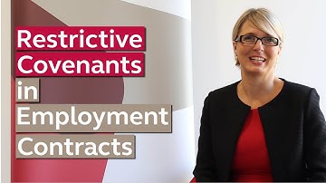 Restrictive Covenants in Employment Contracts Explained