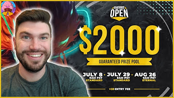 I played in the Mastering Runeterra Open Tournament!!