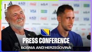 Bosnia and Herzegovina On Playing Switzerland | Barbarez & Katic Answer Questions From The Press