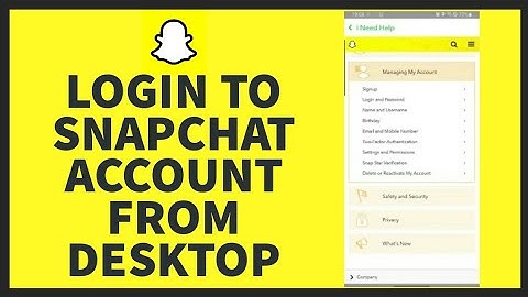 How to Login Snapchat Account on a Computer | Web Browser Snapchat | Login Snapchat.com