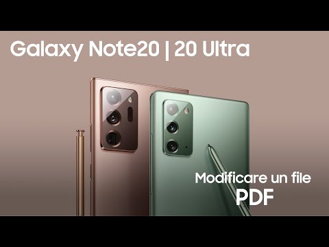 Come importare e prende appunti su un file PDF