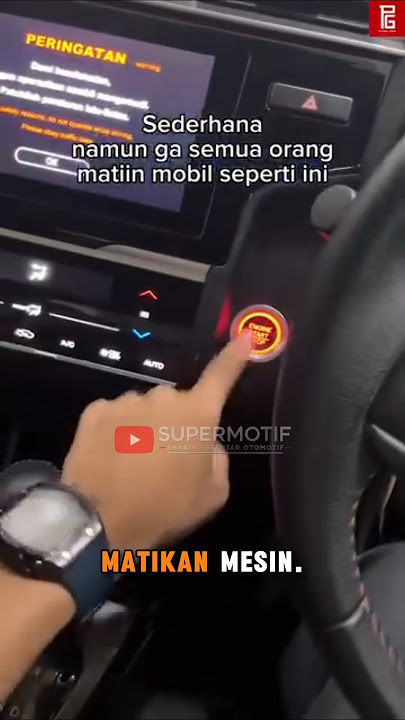 The sequence for turning off the engine when stopping an automatic car 🚘 Simple but not everyone ...