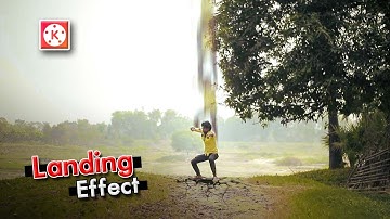 Superhero Landing Effect Tutorial on Mobile | Kinemaster  video editing