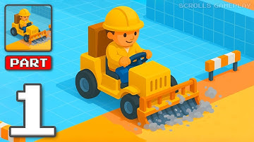 Tile Stamper - Gameplay Walkthrough Part 1 - Floor Pattern Maker (iOS, Android)