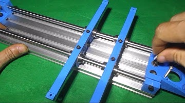 DIY Y Axis Linear Rail Actuator Slide Guide Homemade 3D Printer Laser Router CNC Milling Frame 2