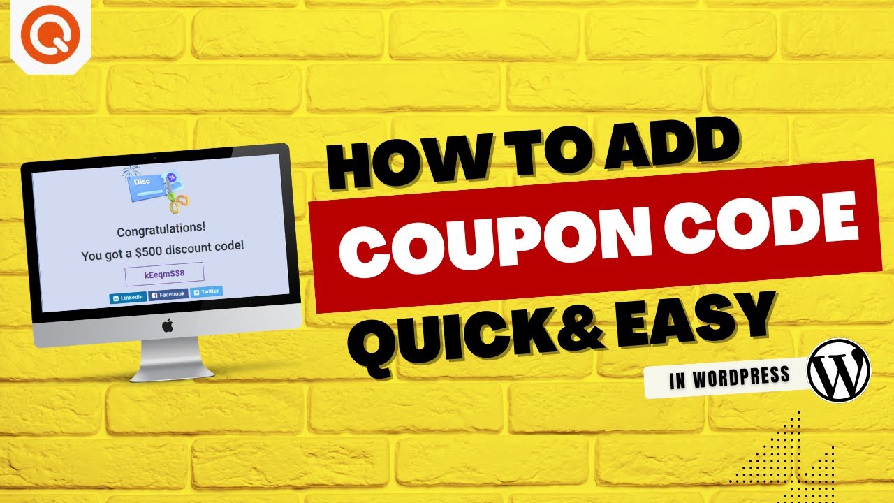 How to Add a Quiz Coupon with WordPress Quiz Plugin YouTube