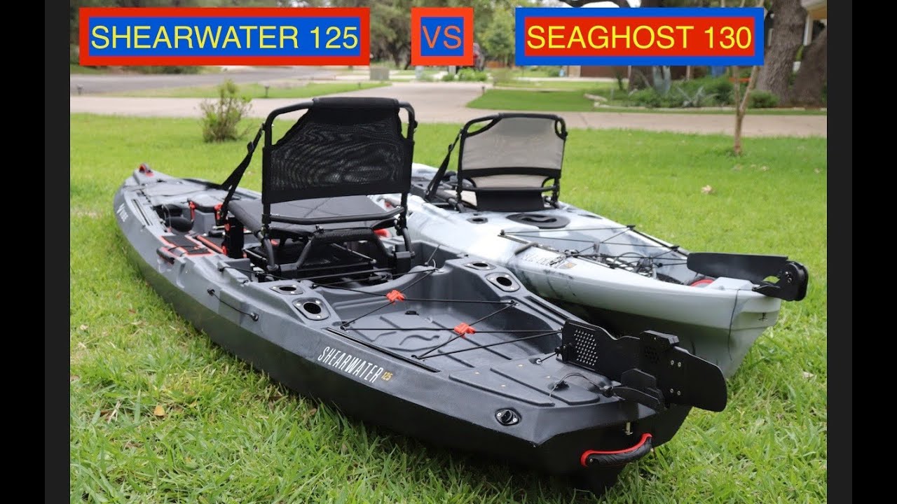 SHEARWATER 125 VS SEAGHOST!!!! (WHO IS A BETTER KAYAK?!) 