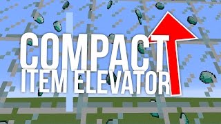 How to Build a Compact Item Elevator in Minecraft