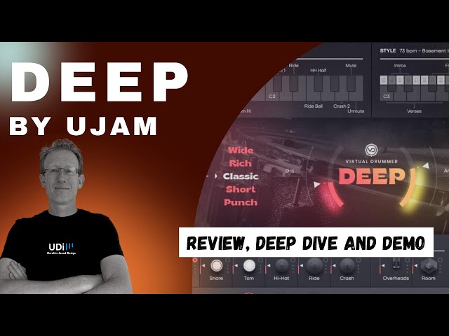 UJAM Virtual Drummer - Deep - Review and demo - YouTube