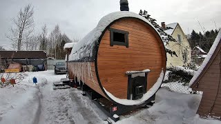 видео: Баня бочка спустя 3 года эксплуатации. картинка: Баня бочка спустя 3 года эксплуатации.