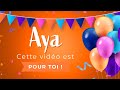Joyeux Anniversaire Aya