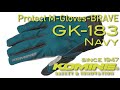 KOMINE コミネ GK-183 Protect M-Gloves-BRAVE,Navy / GK-183 プロテクトメッシュグローブ-ブレイブ,ネイビー