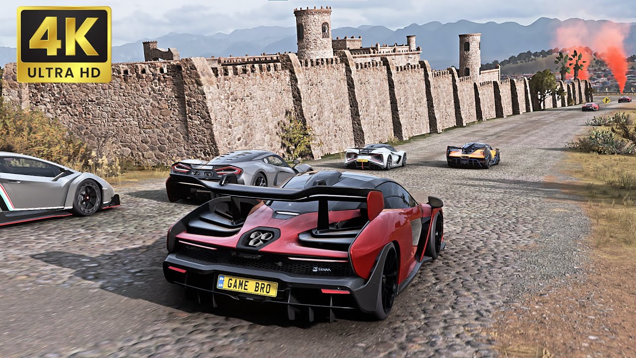 MCLAREN SENNA VS Hypercars - Forza Horizon 5 | Logitech G29 Steering Wheel