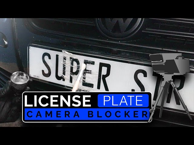 Home Made Licence Plate Blocker 