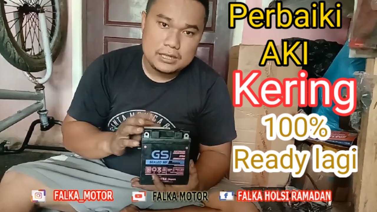 Perbaiki aki kering yang sudah lobet dijamin 100% Bisa digunakan lagi