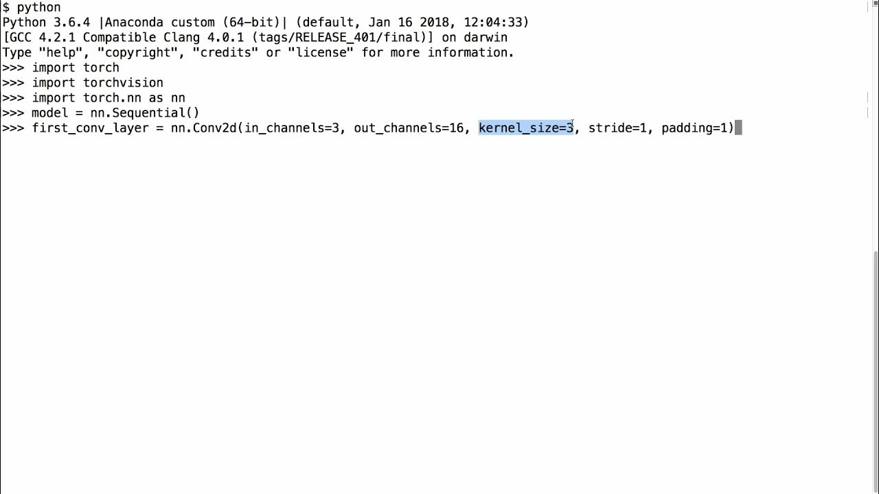 How To Define A Convolutional Layer In PyTorch YouTube